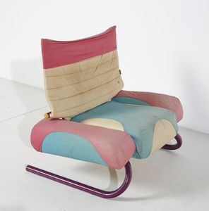 DE LUCCHI MICHELE (n. 1951) : Coppia di poltrone Peter Pan per Thalia&Co  - Asta Asta 417 | DESIGN E ARTI DECORATIVE DEL NOVECENTO Online - Associazione Nazionale - Case d'Asta italiane