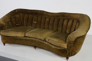 MANIFATTURA ITALIANA : Divano  - Asta Asta 417 | DESIGN E ARTI DECORATIVE DEL NOVECENTO Online - Associazione Nazionale - Case d'Asta italiane