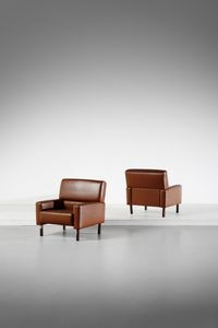 MAGISTRETTI VICO (1920 - 2006) - Coppia di poltrone 897 per Cassina