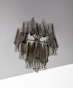 MANIFATTURA MURANESE : Lampada a sospensione  - Asta Asta 417 | DESIGN E ARTI DECORATIVE DEL NOVECENTO Online - Associazione Nazionale - Case d'Asta italiane