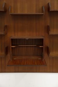 DETTI EDOARDO (1913 - 1984) : attribuito. Parete attrezzata  - Asta Asta 417 | DESIGN E ARTI DECORATIVE DEL NOVECENTO Online - Associazione Nazionale - Case d'Asta italiane