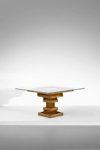 MECCANI FERDINANDO (1937 - 2018) : Tavolo Corinto per Meccani Arredamenti  - Asta Asta 417 | DESIGN E ARTI DECORATIVE DEL NOVECENTO Online - Associazione Nazionale - Case d'Asta italiane