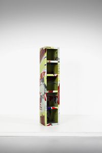 MIMMO ROTELLA & MARCO FERRERI - Libreria della serie Decollage per Zerodisegno