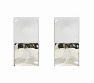 CHIGGIO ENNIO (n. 1938) - Quattro lampade da parete per Emmezeta