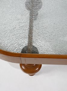 VIGO NANDA (1936 - 2020) : Tavolo da salotto Nuovi Barbari per Vetreria Artistica Macherio  - Asta Asta 417 | DESIGN E ARTI DECORATIVE DEL NOVECENTO Online - Associazione Nazionale - Case d'Asta italiane