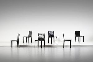 BELLINI MARIO (n. 1935) - Sei sedie Cab 412 per Cassina