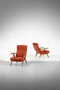 MANIFATTURA ITALIANA - Coppia di poltrone reclinabili