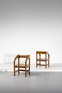 SELLO ANGELO  (1881 - 1973) - Coppia di poltroncine