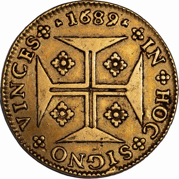 Portogallo, PEDRO II, 1683-1706 : 4.000 Reis  - Asta Numismatica - Associazione Nazionale - Case d'Asta italiane