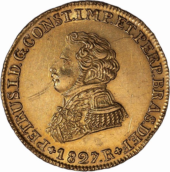 Brasile, PEDRO I, 1823-1831 : 4000 Reis  - Asta Numismatica - Associazione Nazionale - Case d'Asta italiane