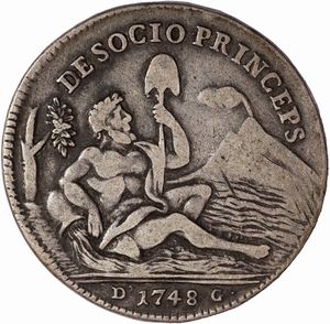Regno di Napoli, CARLO III DI BORBONE, 1734-1759 : Piastra da 120 Grana  - Asta Numismatica - Associazione Nazionale - Case d'Asta italiane