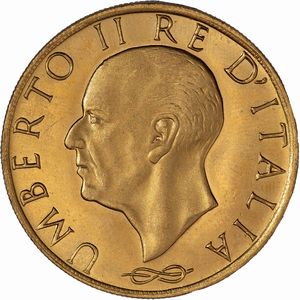 Regno d'Italia, UMBERTO II, 1946 : Medaglia da 100 Lire  - Asta Numismatica - Associazione Nazionale - Case d'Asta italiane