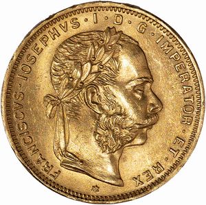 Austria - Franz Joseph I (1848-1916) - 8 Fiorini / 20 Franchi