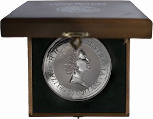 Australia, ELIZABETH II, 1952-2022 : 30 Dollari The Australian Kookaburra  - Asta Numismatica - Associazione Nazionale - Case d'Asta italiane