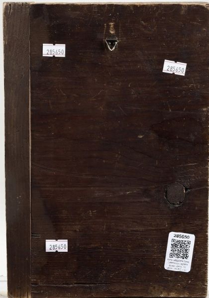 Icona raffigurante Santa Caterina con l�aureola dorata. Grecia, XIX secolo  - Asta Argenti - Associazione Nazionale - Case d'Asta italiane