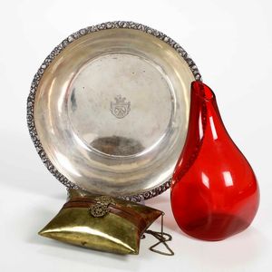 Bacile. Napoli, prima met� del XIX secolo. Saggiatore Paolo De Blasio. Argentiere Gennaro Romanelli.  - Asta Argenti - Associazione Nazionale - Case d'Asta italiane