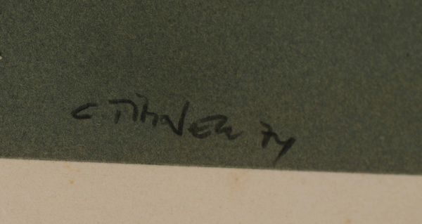 Carl Timner : Studio di figura e mani  - Asta Dipinti del XIX-XX secolo - Associazione Nazionale - Case d'Asta italiane