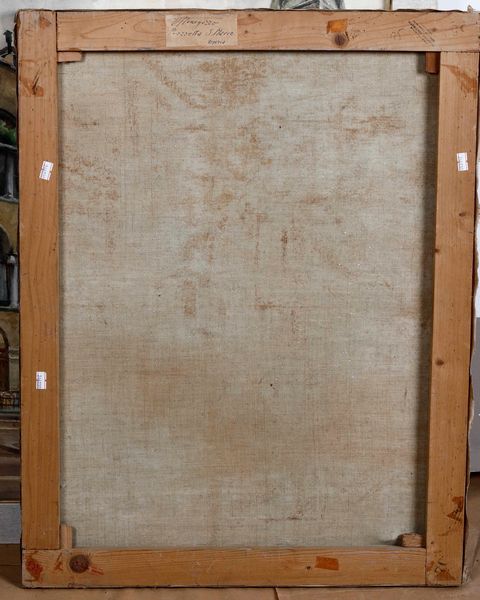 Vasco Menegozzo : Piazzetta San Marco  - Asta Dipinti del XIX-XX secolo - Associazione Nazionale - Case d'Asta italiane