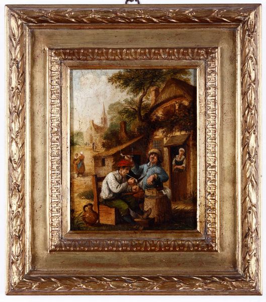 Scuola Nordica del XIX secolo Fumatori  - Asta Dipinti del XIX-XX secolo - Associazione Nazionale - Case d'Asta italiane