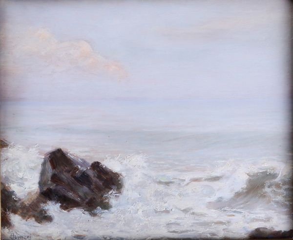 Alessandro Viazzi : Palmaro  - Asta Dipinti del XIX-XX secolo - Associazione Nazionale - Case d'Asta italiane