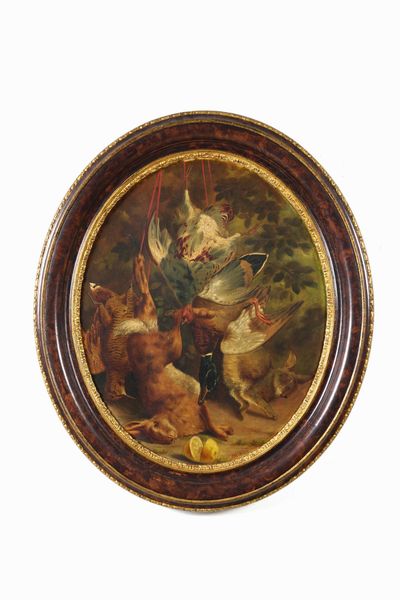 Siglate HM 1872 Coppia di nature morte  - Asta Dipinti del XIX-XX secolo - Associazione Nazionale - Case d'Asta italiane