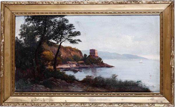 Henry Markò : Coppia di marine  - Asta Dipinti del XIX-XX secolo - Associazione Nazionale - Case d'Asta italiane