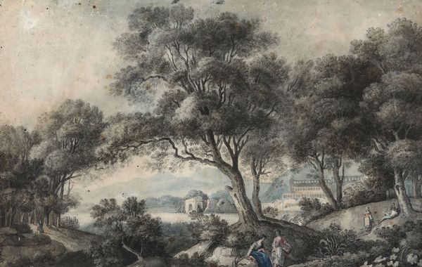 Pittore del XIX secolo Campagna romana  - Asta Dipinti del XIX-XX secolo - Associazione Nazionale - Case d'Asta italiane