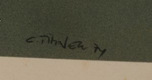 Carl Timner : Studio di figura e mani  - Asta Dipinti del XIX-XX secolo - Associazione Nazionale - Case d'Asta italiane