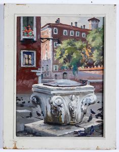 Vasco Menegozzo - Vera da pozzo di un campiello veneziano