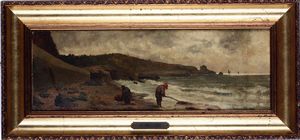 Benedetto Musso, Attribuito a - Veduta costiera