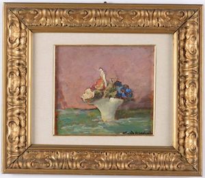 ALBERTO HELIOS GAGLIARDO - Vaso con fiori