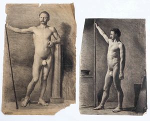 Lazzaro Luxardo - Nudi maschili