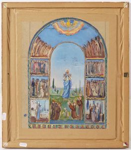 Baccio Maria Bacci (1888-1974) L�Acrobata  - Asta Dipinti del XIX-XX secolo - Associazione Nazionale - Case d'Asta italiane