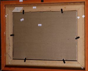 Giuseppe Sacheri : Sera d�inverno  - Asta Dipinti del XIX-XX secolo - Associazione Nazionale - Case d'Asta italiane