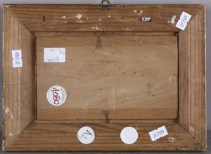 V. Poreda (?) Giardini di villa Lante  - Asta Dipinti del XIX-XX secolo - Associazione Nazionale - Case d'Asta italiane