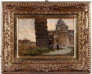 Carlo Follini - Piazza dei Miracoli a Pisa