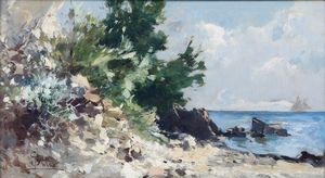 Paolo Sala, Attribuito a - Marina ligure