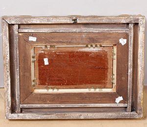 Paolo Sala, Attribuito a : Marina ligure  - Asta Dipinti del XIX-XX secolo - Associazione Nazionale - Case d'Asta italiane