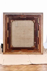 Pittore del XIX-XX secolo Interno di scuderia con cavalli  - Asta Dipinti del XIX-XX secolo - Associazione Nazionale - Case d'Asta italiane