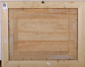 Vittorio Nattino : Prima neve  - Asta Dipinti del XIX-XX secolo - Associazione Nazionale - Case d'Asta italiane