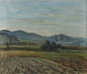 Antonio Agostani - Paesaggio campestre