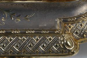 Set da scrittoio. Manifattura italiana, prima met� del XX secolo  - Asta Argenti - Associazione Nazionale - Case d'Asta italiane