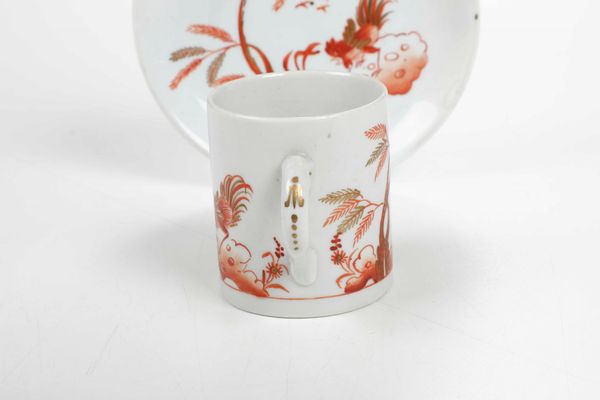 Una tazza e un piattino<BR>Doccia, Manifattura Ginori, inizi del XIX secolo  - Asta Ceramiche - Associazione Nazionale - Case d'Asta italiane
