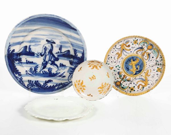 Piatto <BR>Savona, XVIII secolo  - Asta Ceramiche - Associazione Nazionale - Case d'Asta italiane