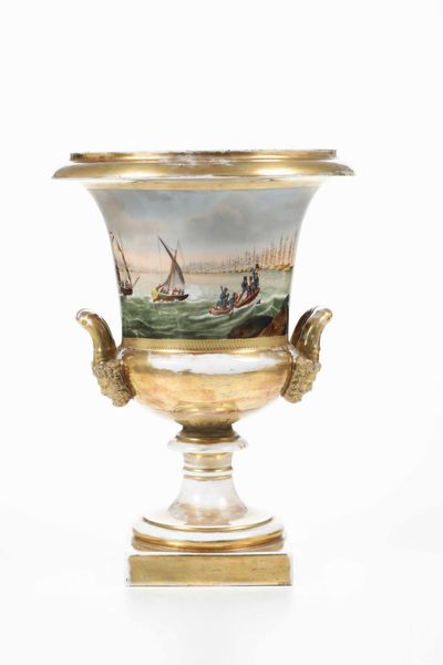 Vaso Medici, XIX secolo  - Asta Ceramiche - Associazione Nazionale - Case d'Asta italiane