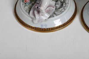 Figurine con le quattro stagioni<BR>XX secolo  - Asta Ceramiche - Associazione Nazionale - Case d'Asta italiane