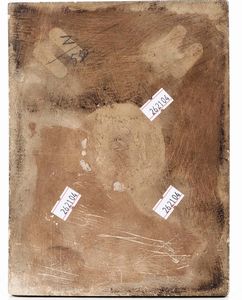 Mattonella con maschera della commedia dell�arte<BR>Albisola, Dario Ravano (1876-1961), XX secolo  - Asta Ceramiche - Associazione Nazionale - Case d'Asta italiane