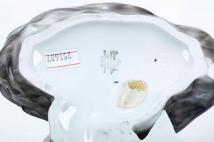 Gruppo con anatre<BR>Germania, Manifattura Rosenthal, 1941<BR>Modello di Willy Z�gel (M�nchen 1876 - Wolkenhof/Murrhardt 1950), 1912 circa  - Asta Ceramiche - Associazione Nazionale - Case d'Asta italiane