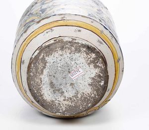 Albarello<BR>Sicilia, Caltagirone, XX secolo  - Asta Ceramiche - Associazione Nazionale - Case d'Asta italiane