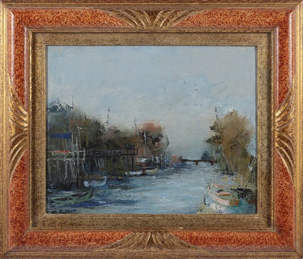 SPILIMBERGO ADRIANO (1908 - 1975) : Canale a Follonica.  - Asta Asta 418 | ARTE MODERNA E CONTEMPORANEA Online - Associazione Nazionale - Case d'Asta italiane